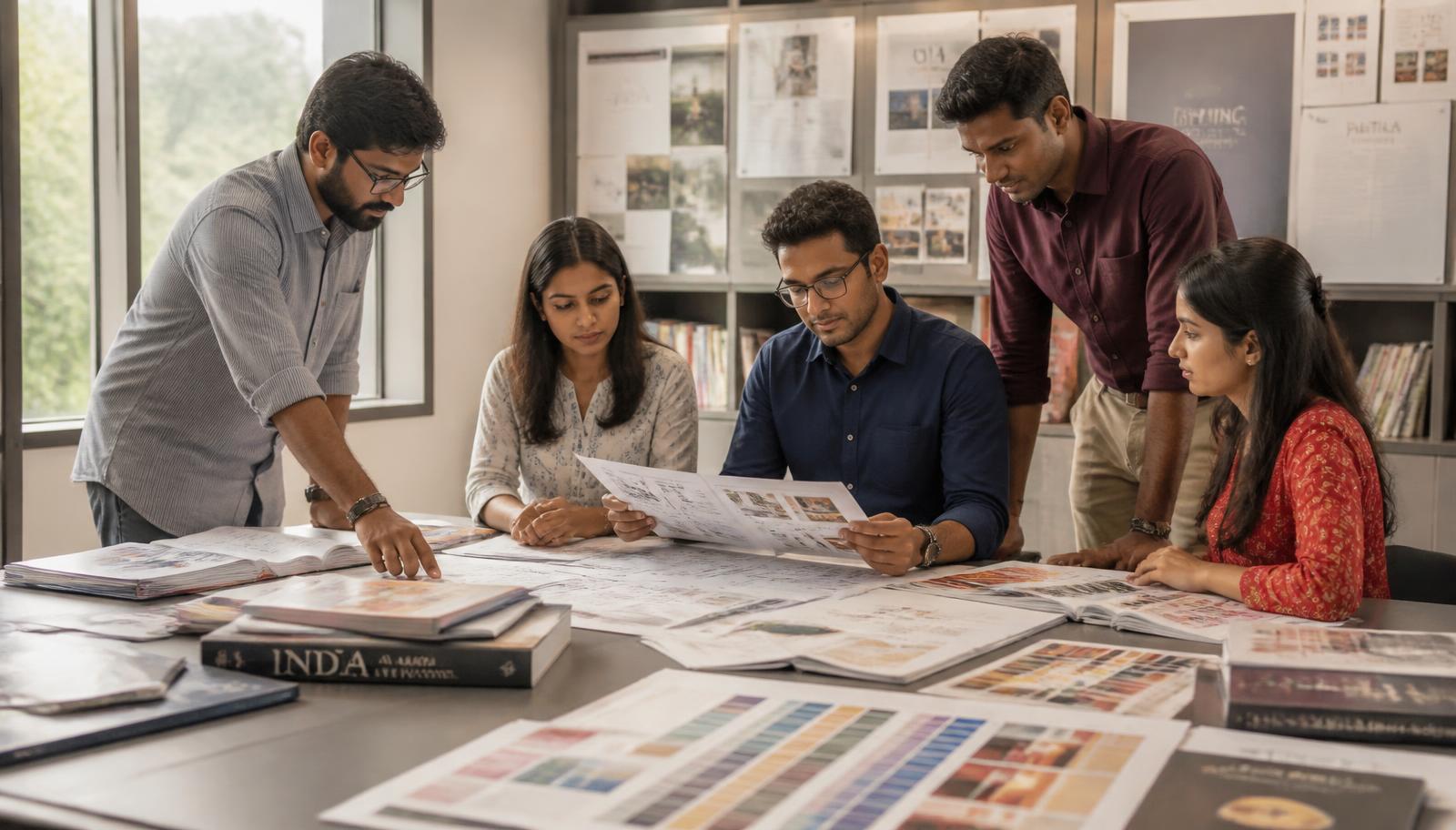 Book printing press producing printed book pages at PrintoutRajan.shop New Delhi