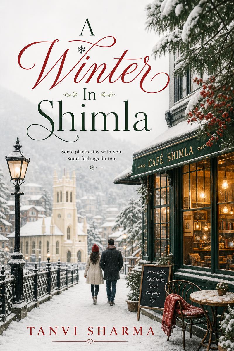 A Winter In Shimla novel cover by Tanvi Sharma