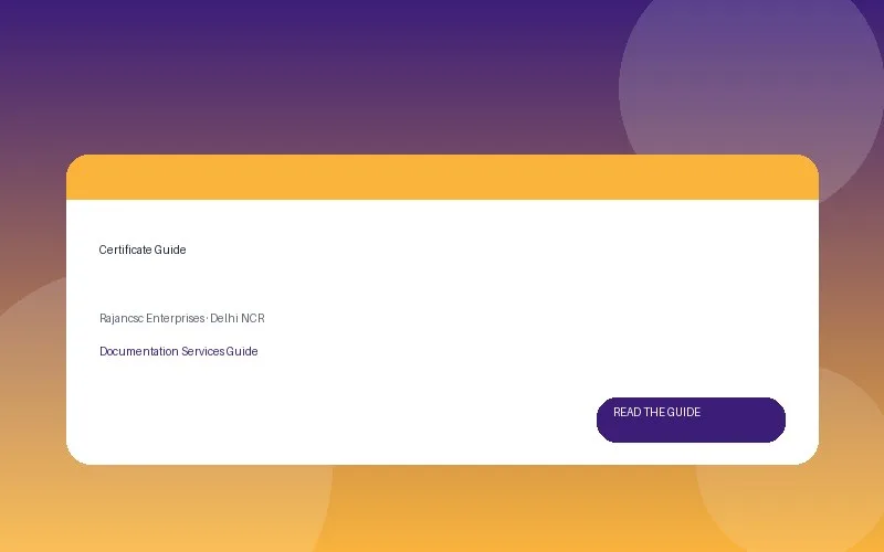 Certificate Application Process Guide