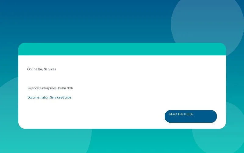 Online Government Services Guide